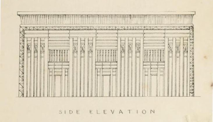 Image: The sarcophagus of the Pharaoh Menkaure resembling the structure under the Sphinx on the Dream Stele