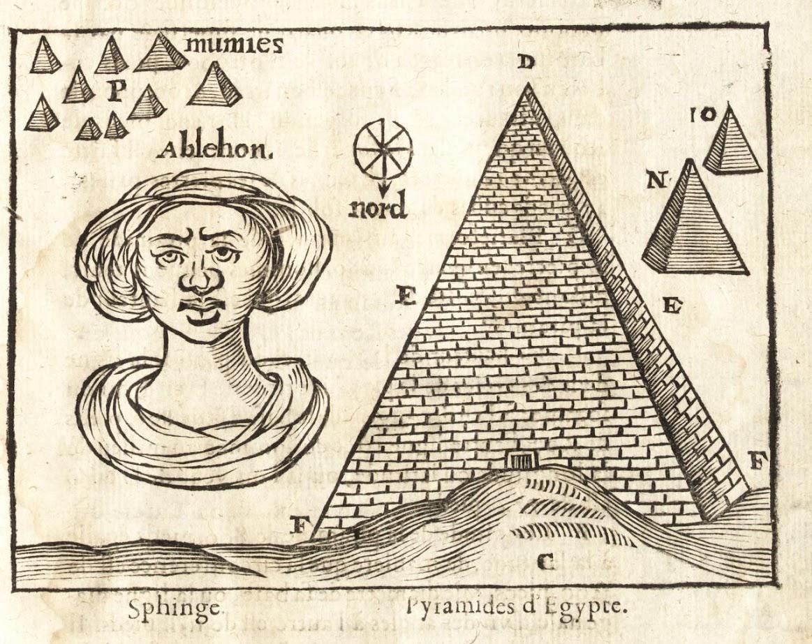 Image: The Great Sphinx represented as a female with possible Heterochromia